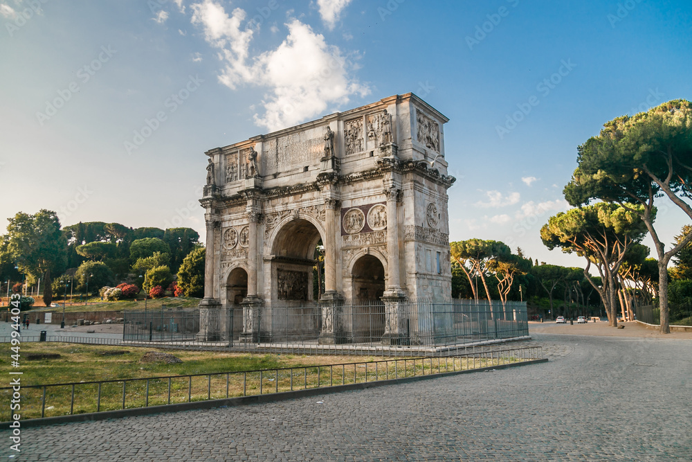 Arch of Constantine - A dusk view of south side of Constantine's Arch.