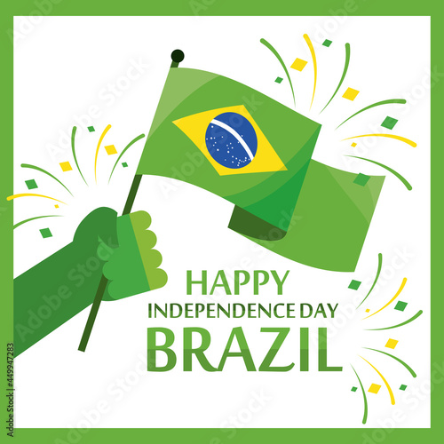 brazil independence day card