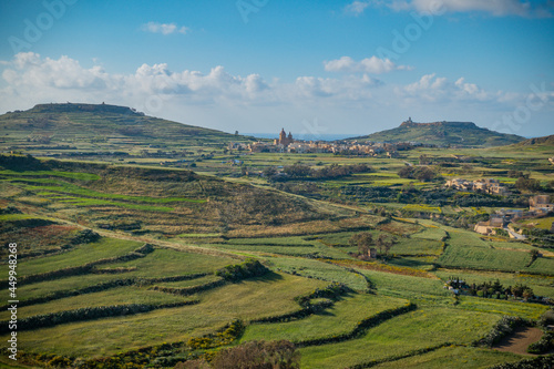 Quadro su tela Landscape of Gozo's region country