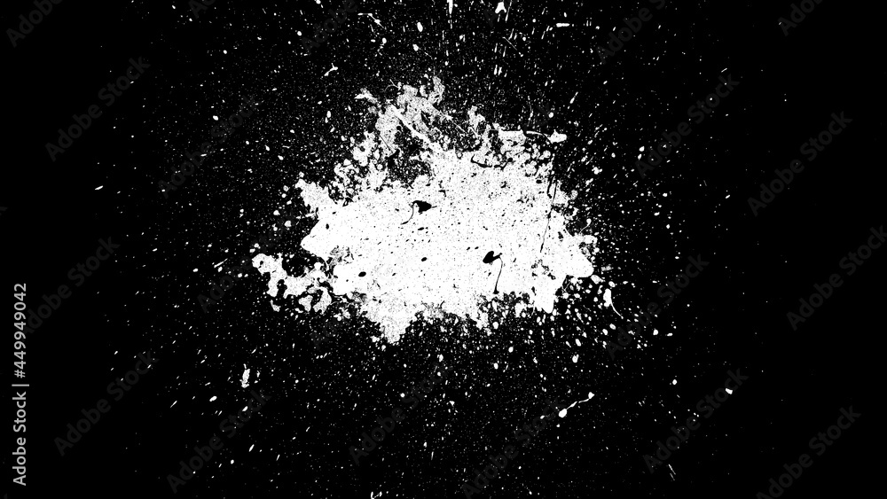 Obraz premium texture of old paper. old paper background. texture of black stripes on white paper. black and white abstraction. Paint roller distress overlay texture. Dirty isolated basis. Artistic messy banner bac