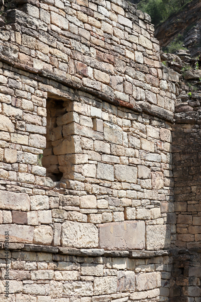 window in the old stone wall window in the old stone wall