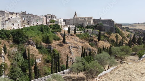 Gravina in Puglia on a sunny summer day, province of Bari, Apulia, southern Italy.