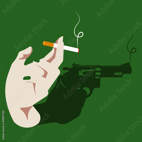 Global Health - Drug Abuse -  revolve in the leftover cigarette smoke