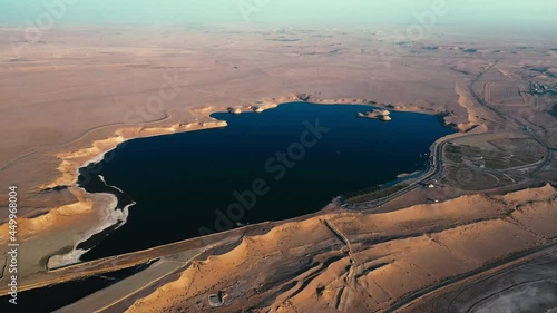 lake duma jandal the biggest lake in saudi arabia photo