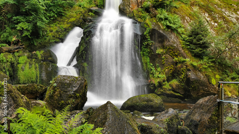Triberger Wasserfälle Schwarzwald Panorama Triberger Wasserfälle Schwarzwald Panorama