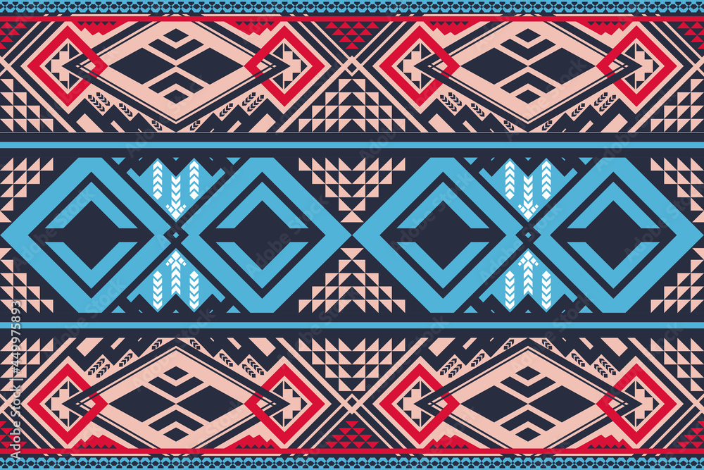 Geometric seamless pattern for background, carpet, wallpaper, clothing, wrapping, batik, fabric and etc. Geometric seamless pattern for background, carpet, wallpaper, clothing, wrapping, batik, fabric and etc.
