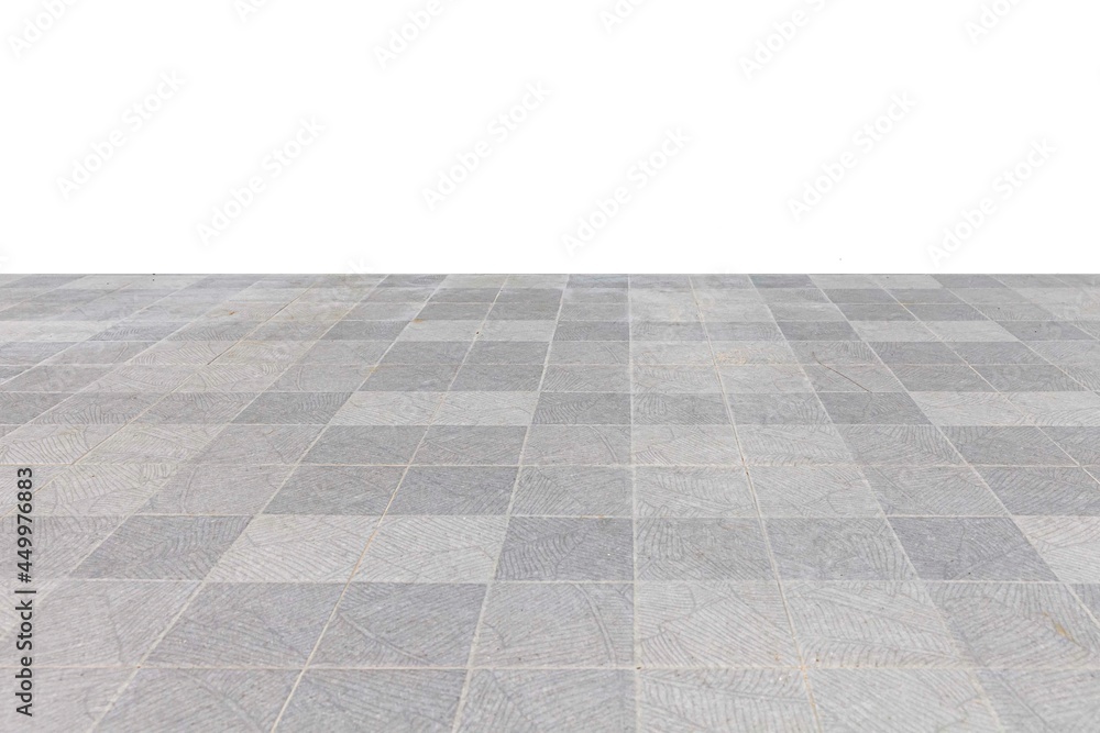Empty room with white cement wall and tiled floor. Interior background Empty room with white cement wall and tiled floor. Interior background