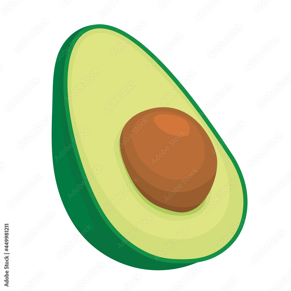 avocado slice design avocado slice design