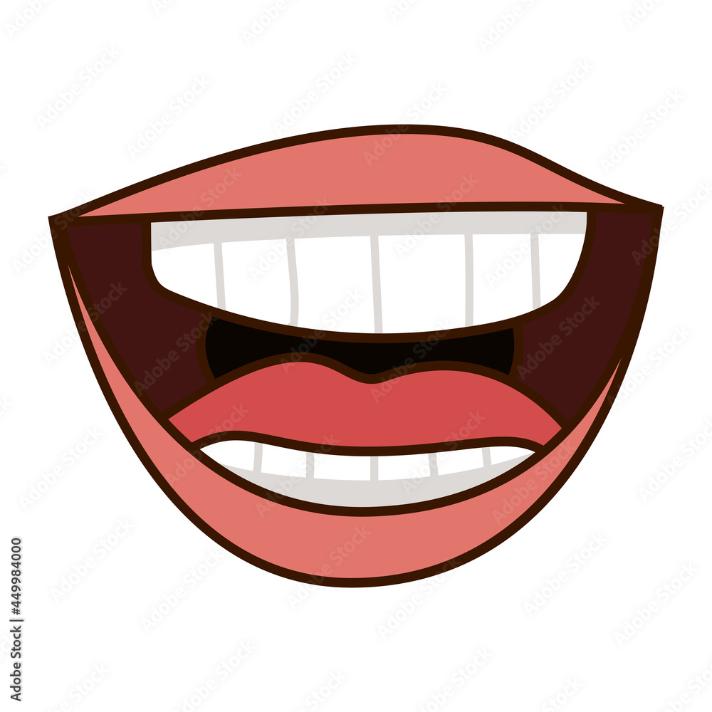 smiling mouth illustration smiling mouth illustration