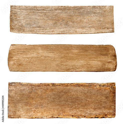 Three kinds of wood
