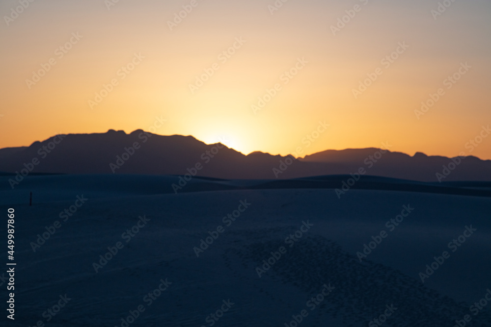 White Sands Dunes National Park in New Mexico