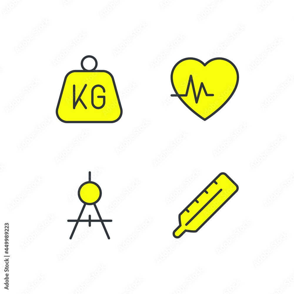 measuring set icon, isolated measuring set sign icon, vector illustration measuring set icon, isolated measuring set sign icon, vector illustration