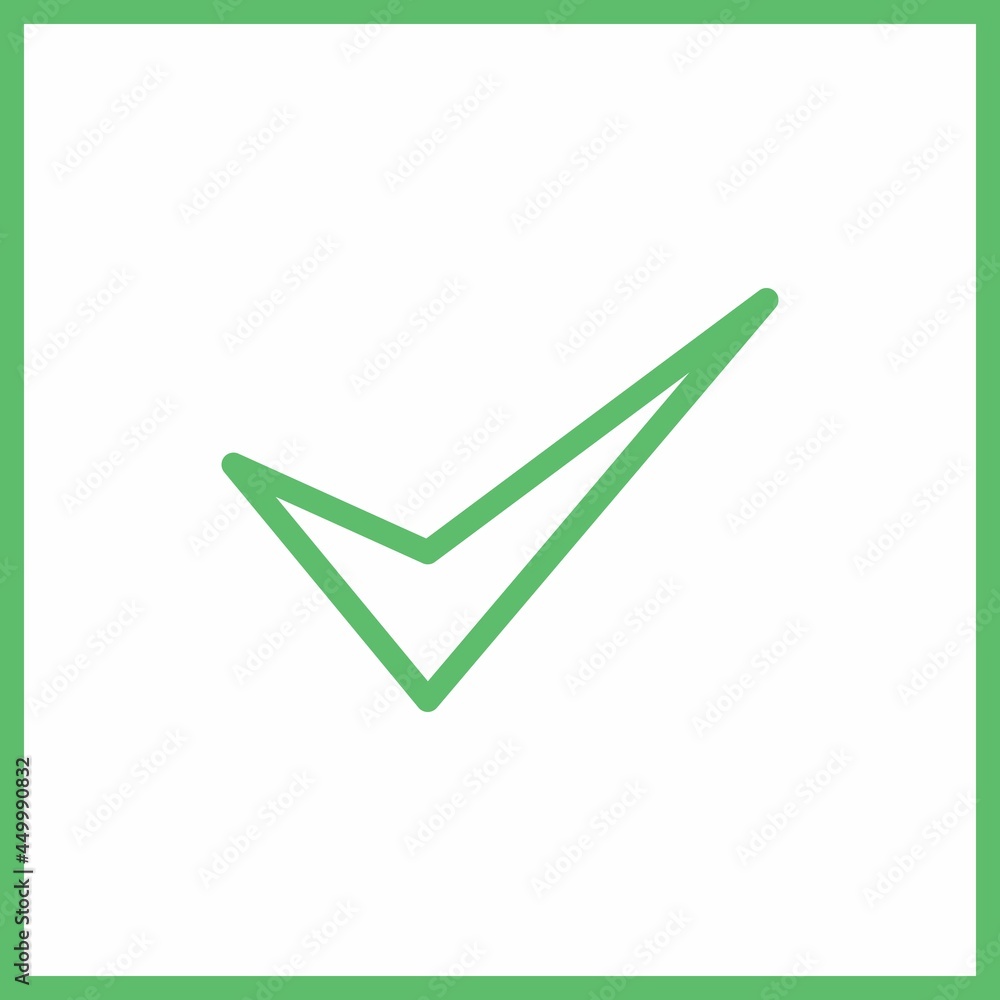 Check marks, Tick marks, Accepted, Approved, Yes, Correct, Ok, Right Choices, Task Completion, Voting. - vector mark symbols in green. Isolated icon. Check marks, Tick marks, Accepted, Approved, Yes, Correct, Ok, Right Choices, Task Completion, Voting. - vector mark symbols in green. Isolated icon.