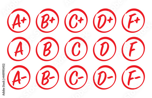 Vector Grade Marks or Test Scores