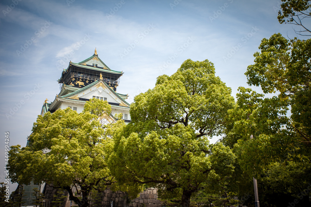 Fototapeta premium 일본 오사카 성