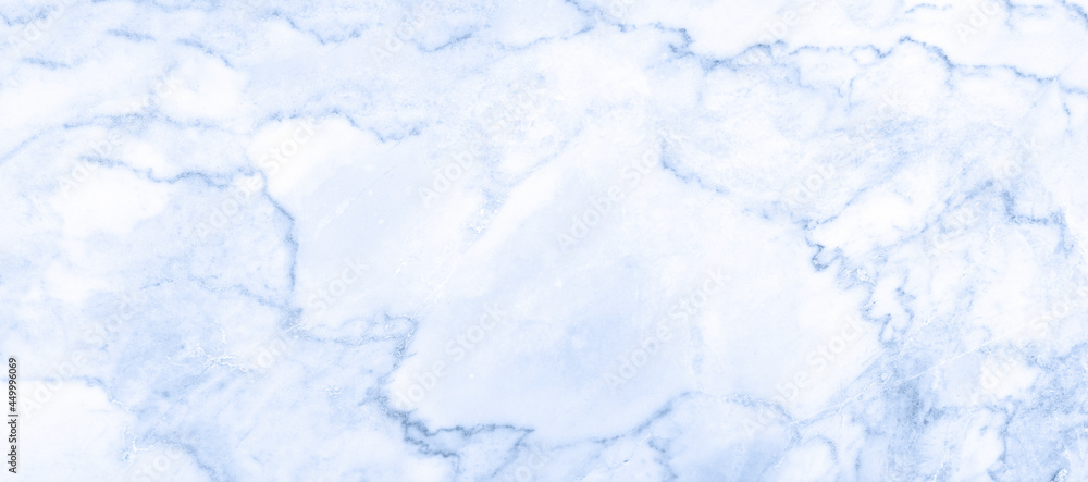 Obraz premium Marble granite blue background wall surface white pattern graphic abstract light elegant gray for do floor ceramic counter texture stone slab smooth tile silver natural for interior decoration.