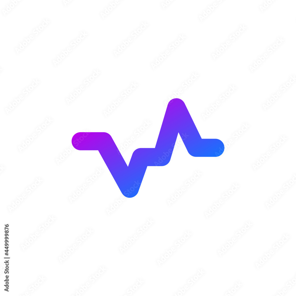 Pulse frequency icon Pulse frequency icon