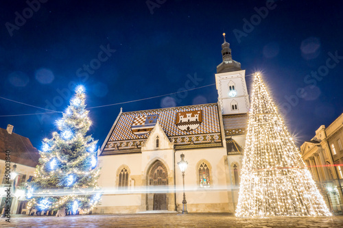 Early Winter Landscape in Zagreb, Croatia