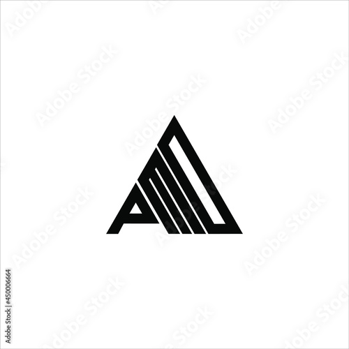 PMD letter logo creative design. PMD unique design, PMO letter logo creative design. PMO unique design
 photo