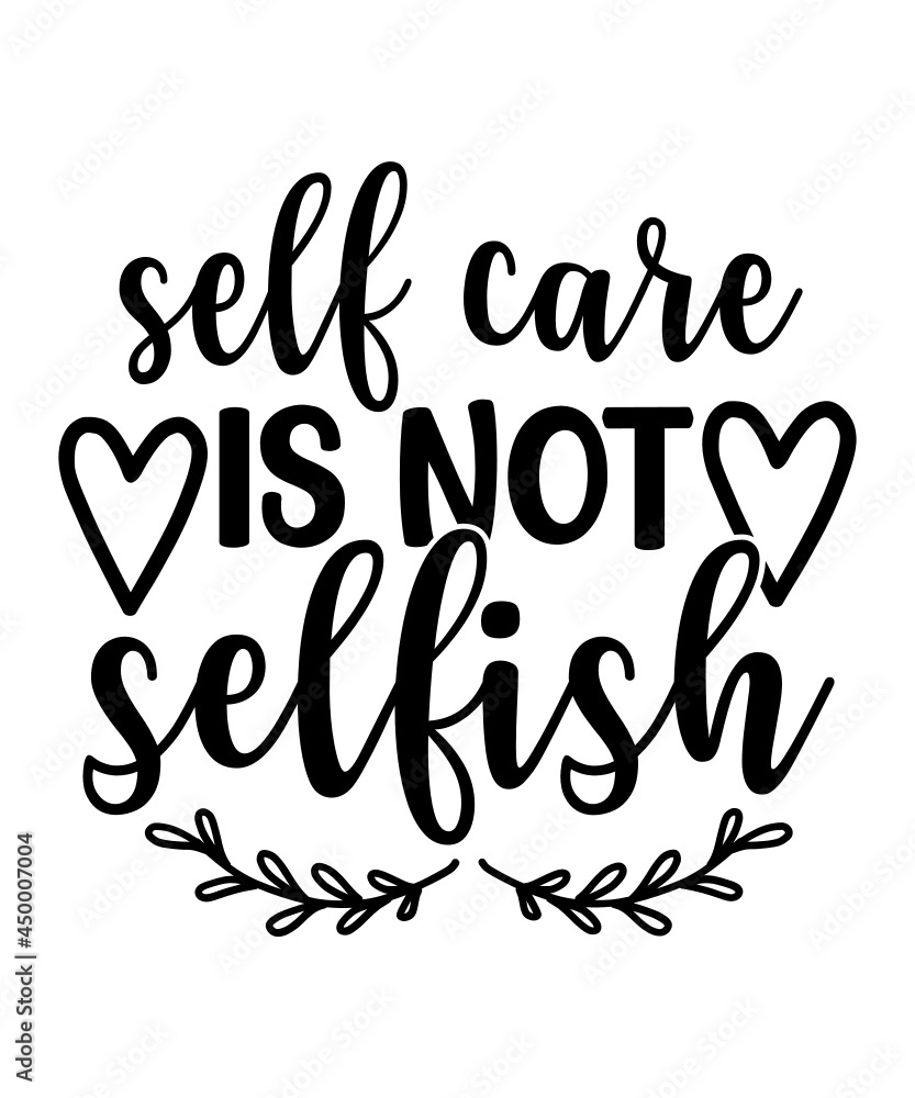 Stockvector Mental Health SVG Bundle, Positive SVG, Motivational SVG ...