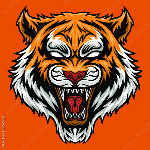 Tiger vector head