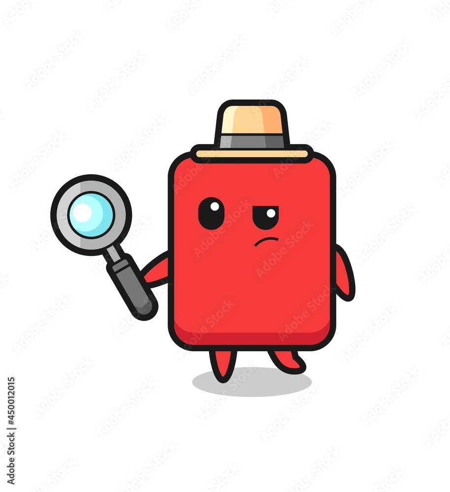 red card detective character is analyzing a case red card detective character is analyzing a case