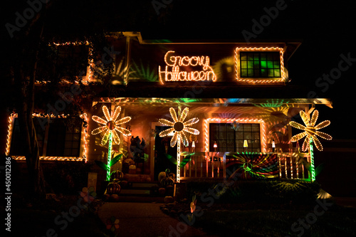 halloween lights and decors photo