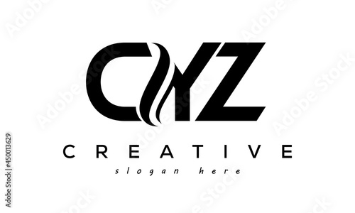 Letter CYZ creative logo design vector	 photo