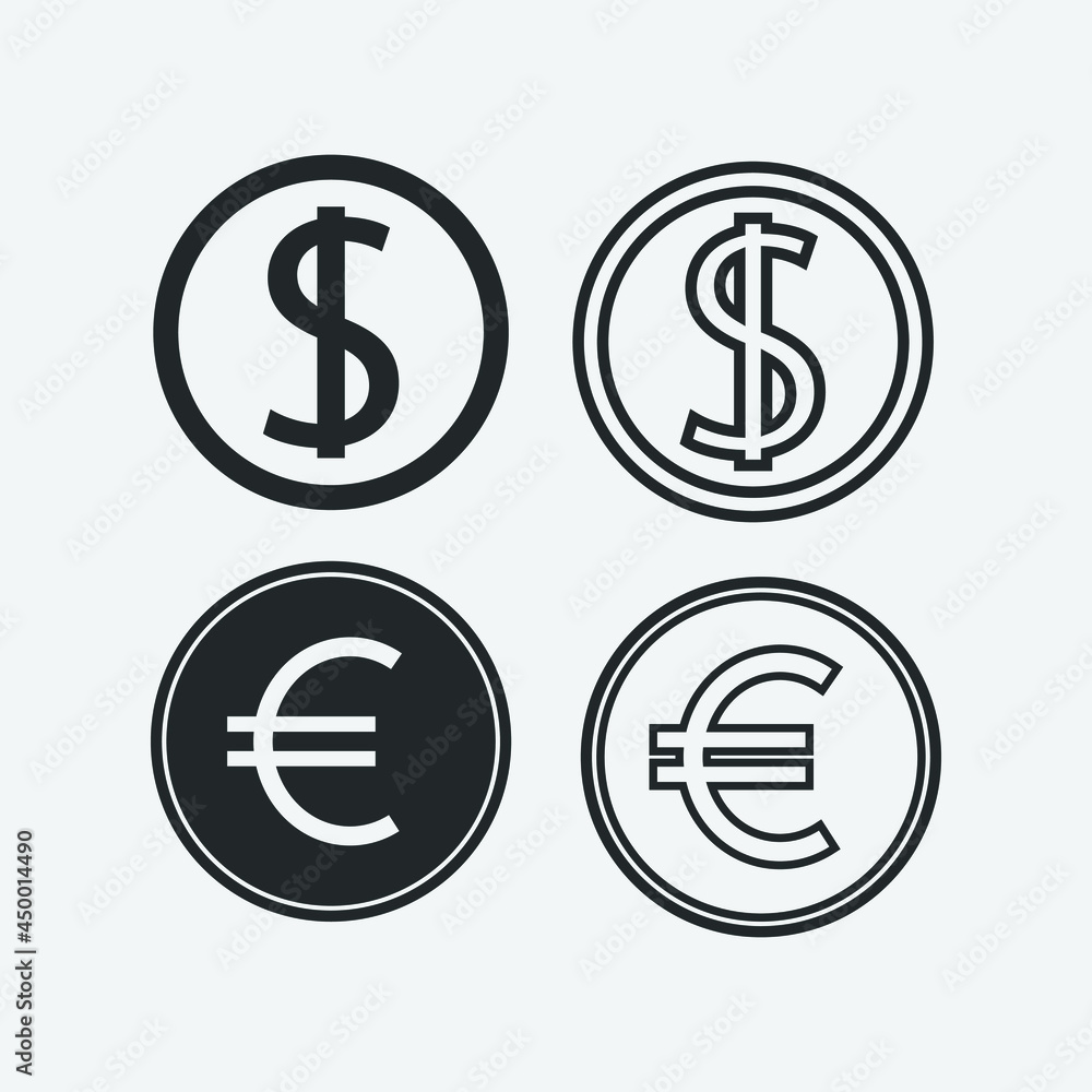 euro currency best vector icon illustration sign euro currency best vector icon illustration sign