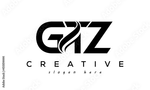 Letter GTZ creative logo design vector	 photo