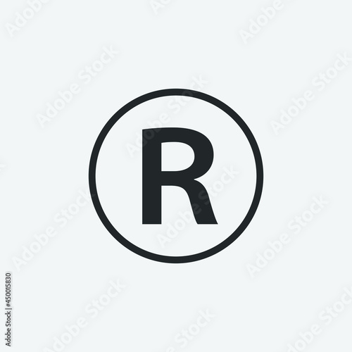 trademark vector icon illustration sign 