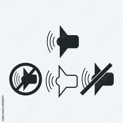 Speake rvector icon illustration sign