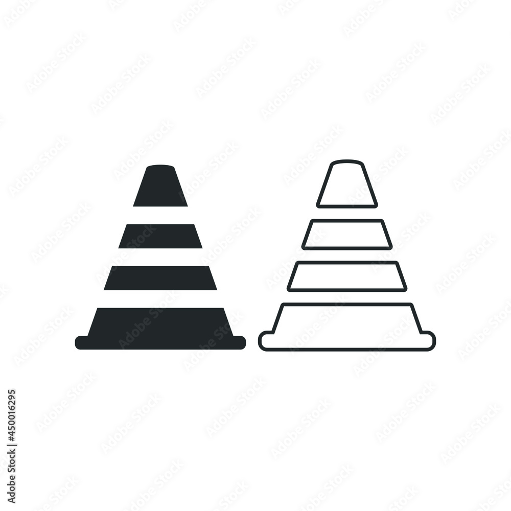 trafic con vector icon illustration sign trafic con vector icon illustration sign