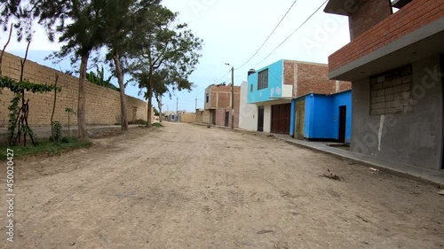 P.O.V. - Driving in a small village in Peru (POV Video footage). November 2017 photo