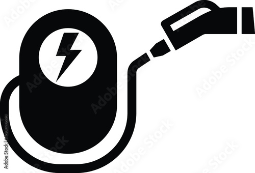 Electric Vehicle Charging Station Icon