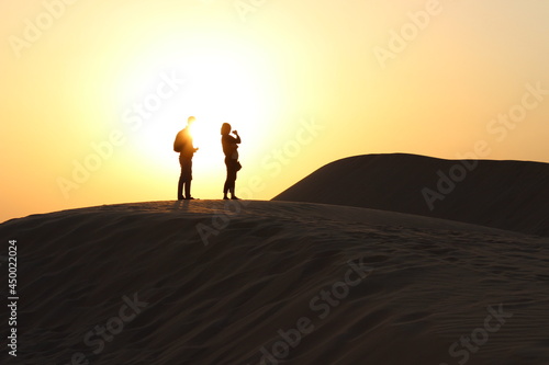 Sunset in the Desert 