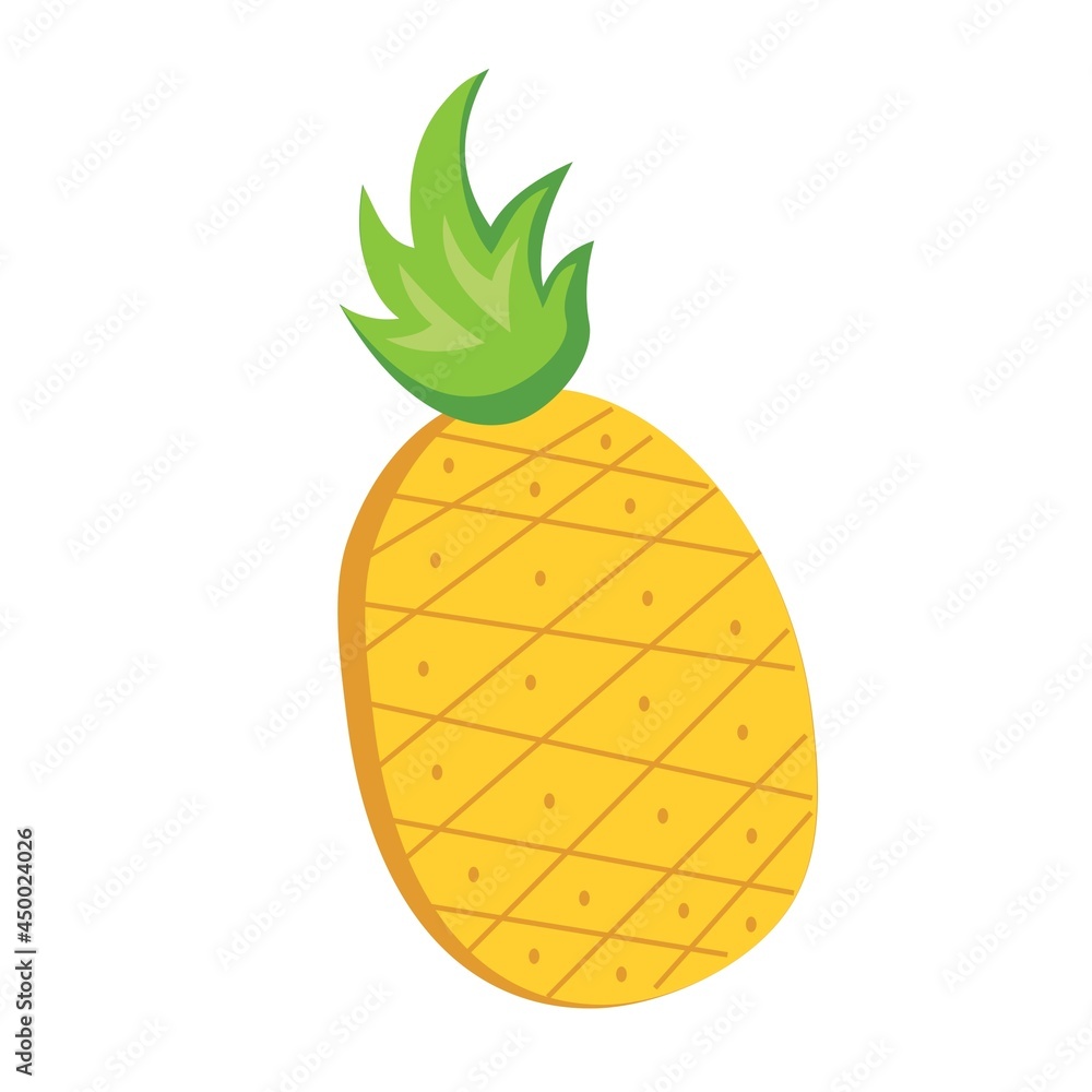 image of a pineapple on a white background image of a pineapple on a white background