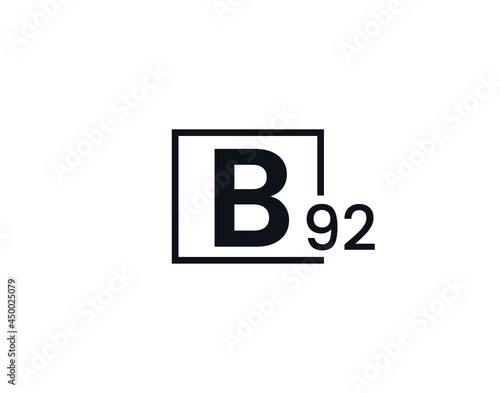 B92, 92B Initial letter logo