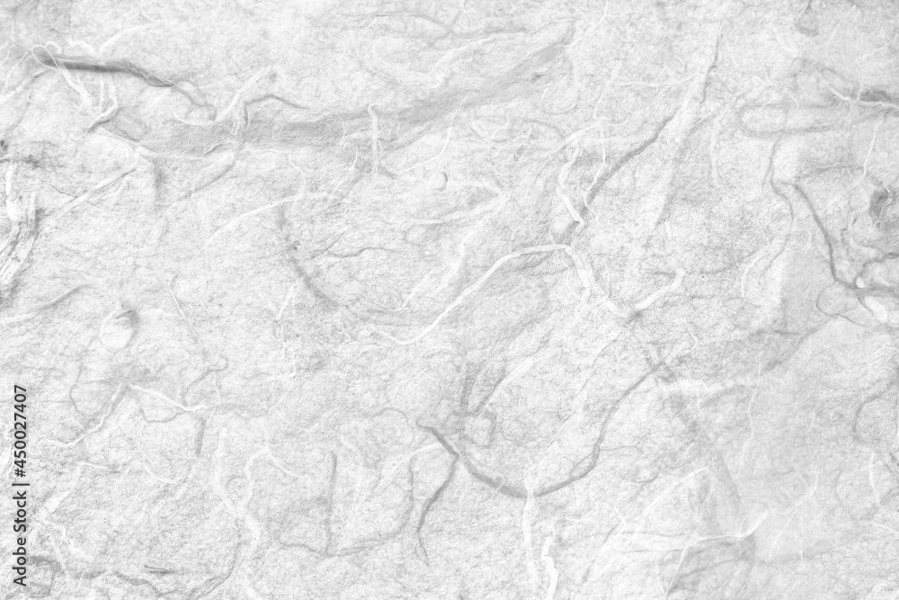 Naklejka premium Grey white mulberry paper texture with pulp seamless patterns for background