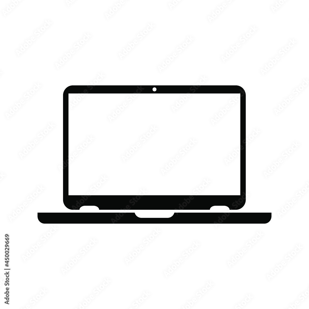 Laptop icon. Laptops or notebook computer. Vector illustration isolated on white background. EPS10 Laptop icon. Laptops or notebook computer. Vector illustration isolated on white background. EPS10