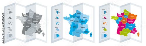 Planches cartes frances régions 2
