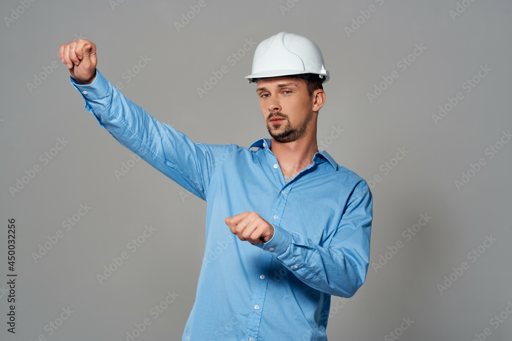man in construction uniform engineer professional work man in construction uniform engineer professional work