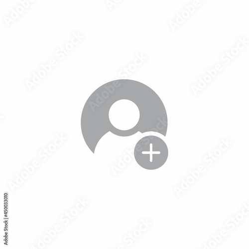 Add Photo Profile Icon Vector for Social Media User