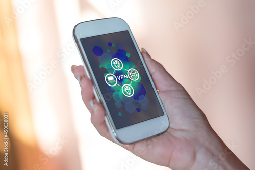 Wallpaper Mural Vpn concept on a smartphone Torontodigital.ca