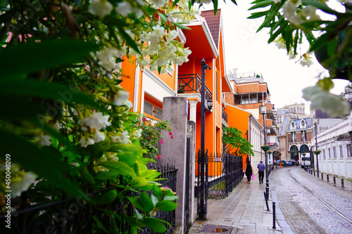 Batumi, Georgia - June 30, 2021: Khulo street photo