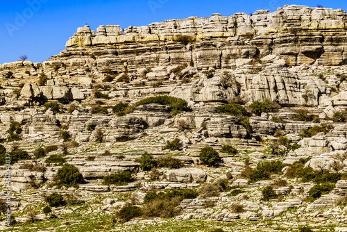 Rock formations, Torcal de Antequera, Spain