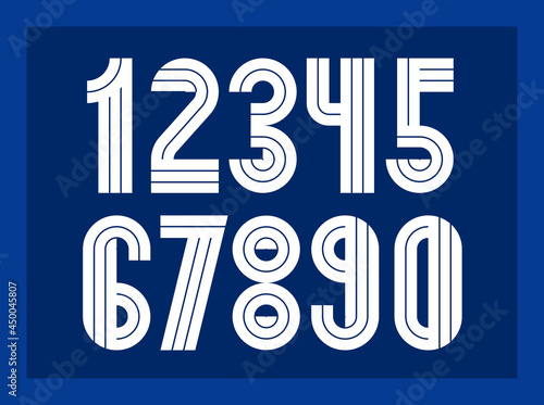 Geometric numbers set, vect...