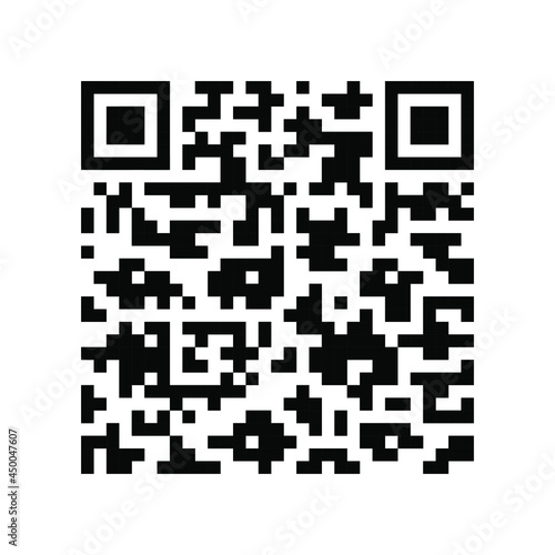 Barcode icons, Customers QR code, Barcode vector design illustrations, Barcode icon isolated on white background