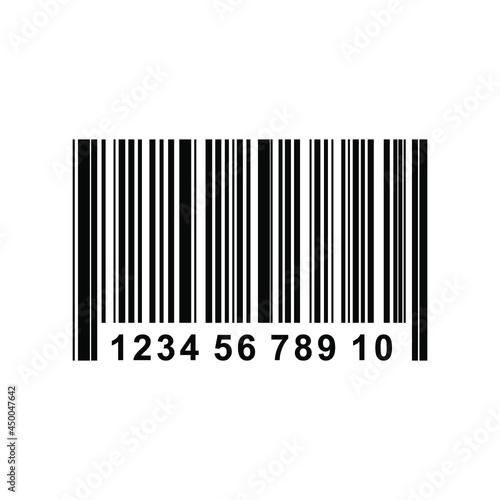 Barcode icons, Customers QR code, Barcode vector design illustrations, Isolated vector template. Illustration code product sticker, label bar line for scanner information