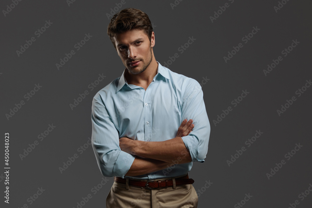 Portrait of young confident european business man Portrait of young confident european business man